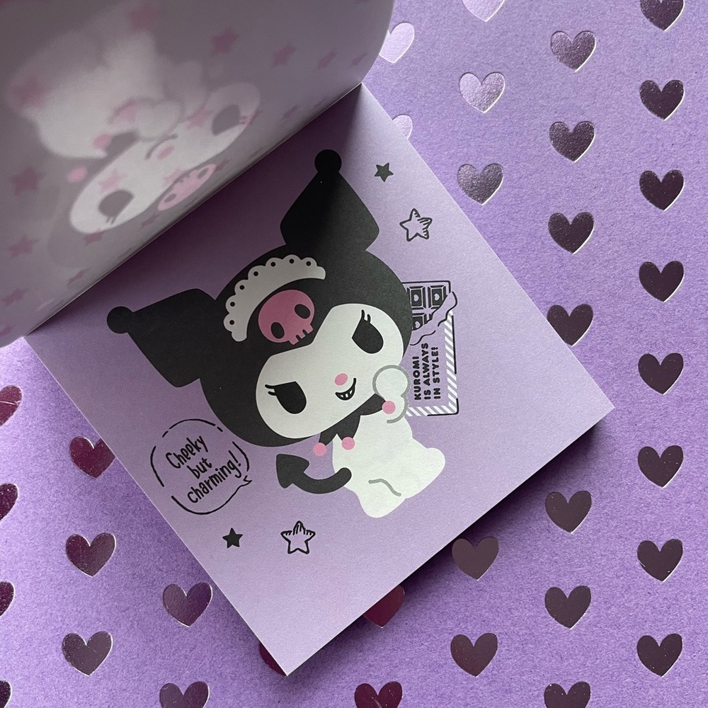 Kuromi memo pad